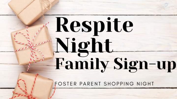 Respite Night (Foster Parent Shopping Night) logo image