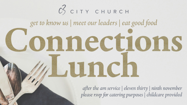 CONNECTIONS LUNCH - 9th November logo