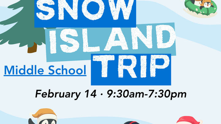 Middle School- Snow Island 2026 logo