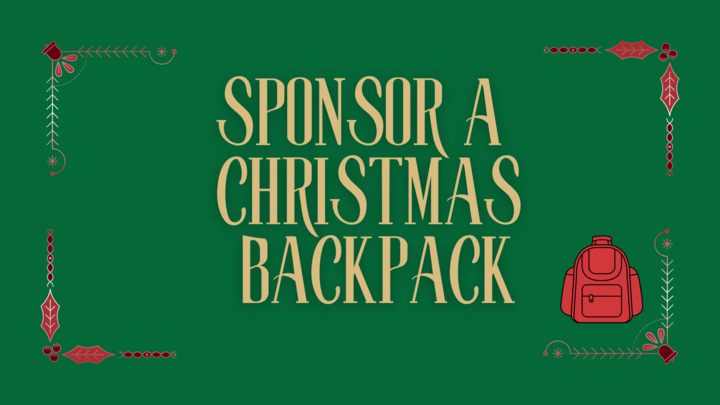 Christmas Backpacks 2025 - Sponsor a Backpack logo
