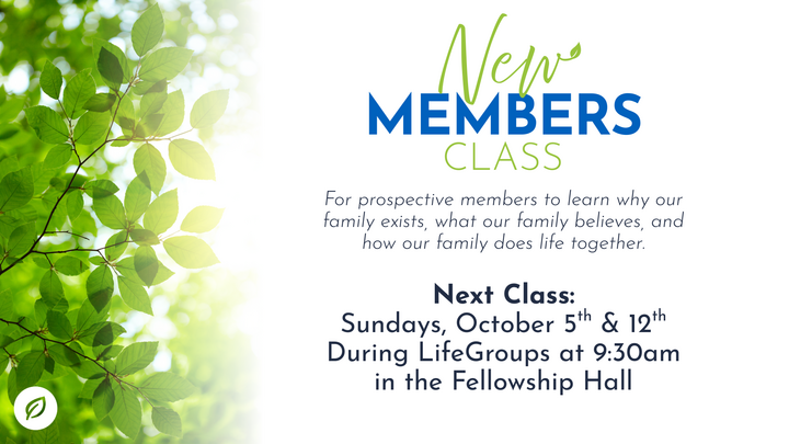 New Members Class logo