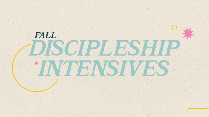 Fall Discipleship Intensives (Session 2) logo