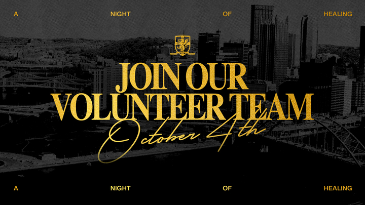 A Night of Healing for Pittsburgh – Volunteer Registration  logo