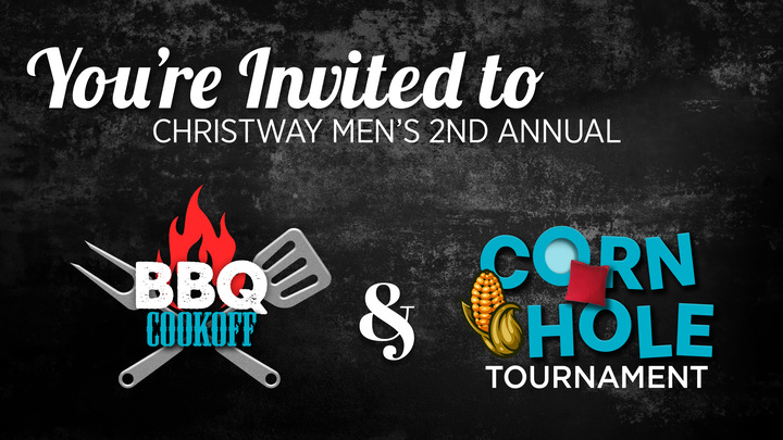 2nd Annual Men's Cornhole Tournament & BBQ Cookoff logo