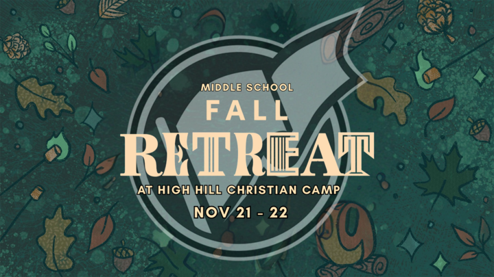 Middle School Fall Retreat 2025 logo