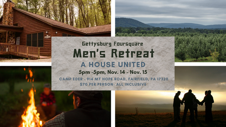 Men's Retreat: A House United logo