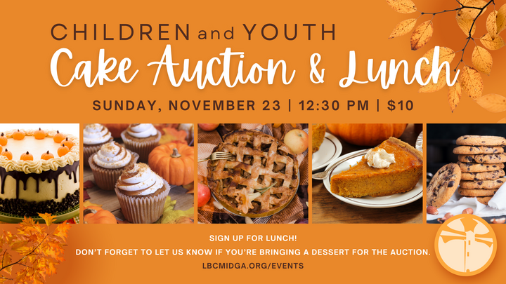 Lunch and Cake Auction Fundraiser logo