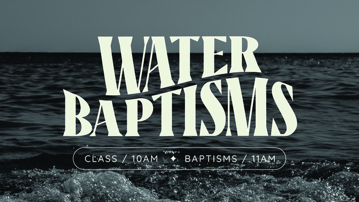 Baptism Sunday (Class included) logo