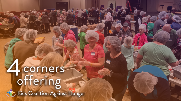 Kids Coalition Against Hunger Food Packing Event logo image