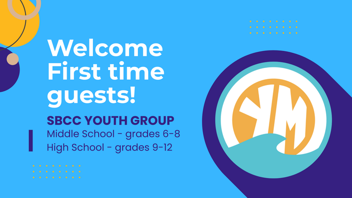 Youth Group - First Time Visit logo