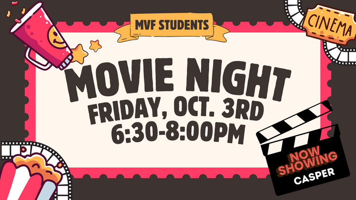 MVF STUDENT MOVIE NIGHT  logo