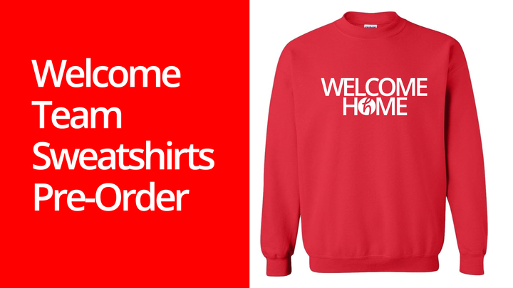 Welcome Team Sweatshirt logo