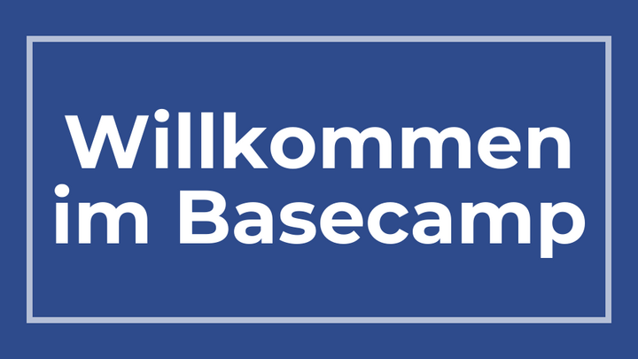 Willkommen im Basecamp logo