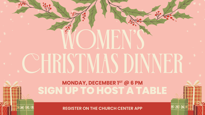 Table Host Women's Christmas Dinner logo