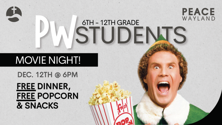 PW Students Movie Night | Wayland Campus logo