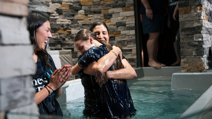 Baptism at Connection Pointe logo