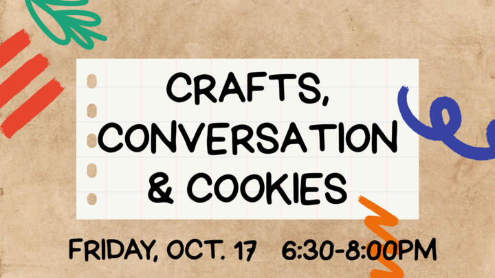 Crafts, Conversation & Cookies logo