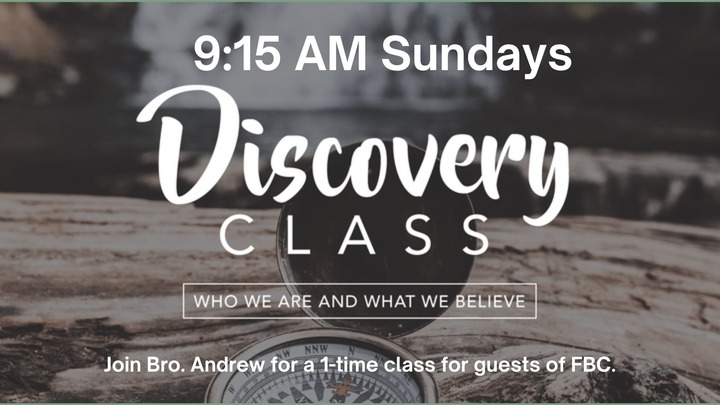 Fall 2025 Discover FBC Sessions logo