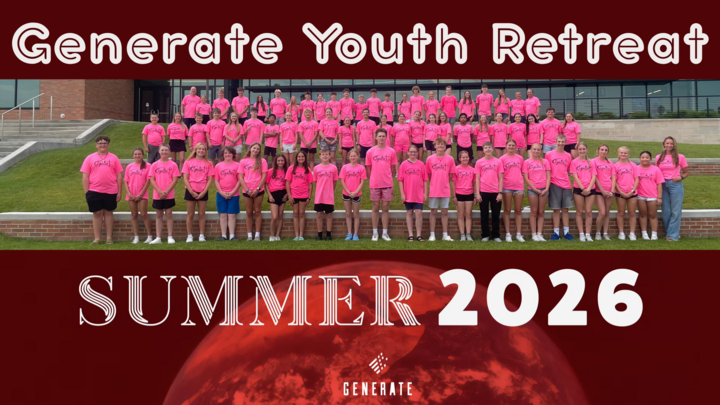 Generate Youth Retreat 2026 logo