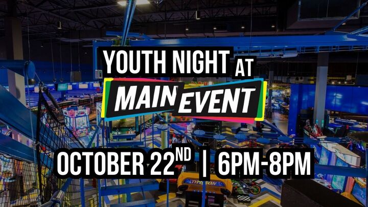 Youth Night at Main Event logo