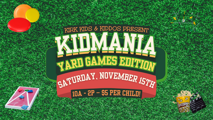 Kid Mania- Yard Games - Fall 2025 logo