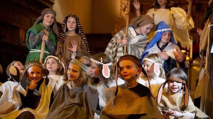 Chapel Kids Christmas Nativity "Baby Jesus' Big Night" 2025 logo