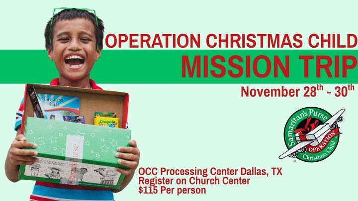 Operation Christmas Child Mission Trip  logo