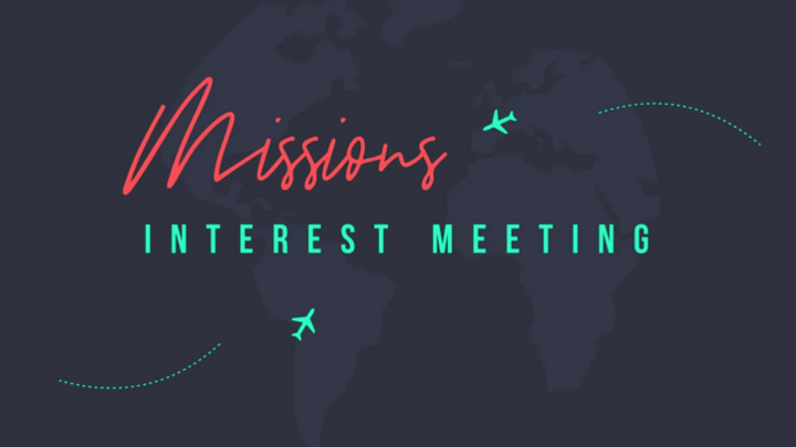 Missions Interest Meeting logo