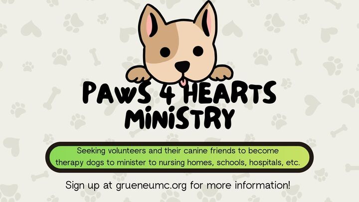 Paws 4 Hearts Ministry logo