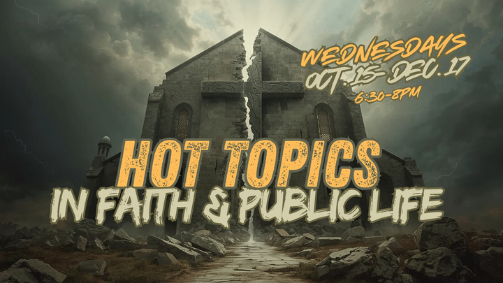 NEW: Hot Topics in Faith & Public Life logo
