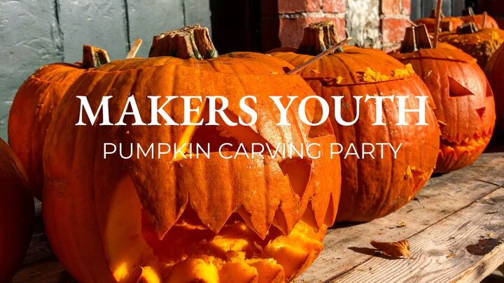 Makers Youth Pumpkin Carving Party image