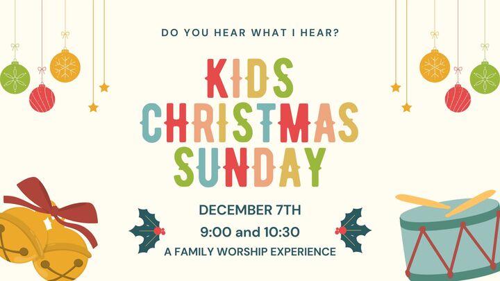 Kids Christmas Sunday logo