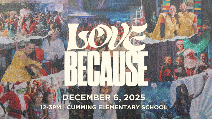 Love Because Christmas 2025 logo