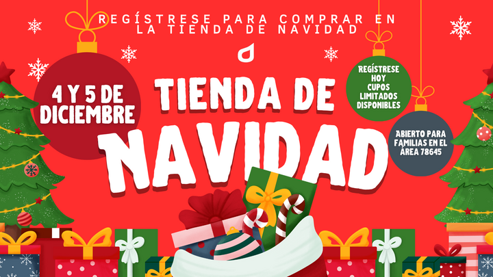 Christmas Store 2025/Tienda de Navidad 2025 logo