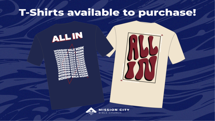 "All In" T-Shirts for Purchase logo