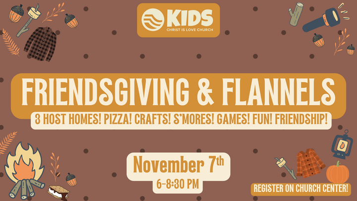 CIL Kids Friendsgiving & Flannels logo