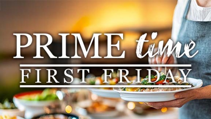 Newberg - Prime Time First Friday logo