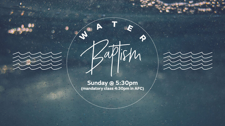 Water Baptism  - Sunday Oct 19th logo