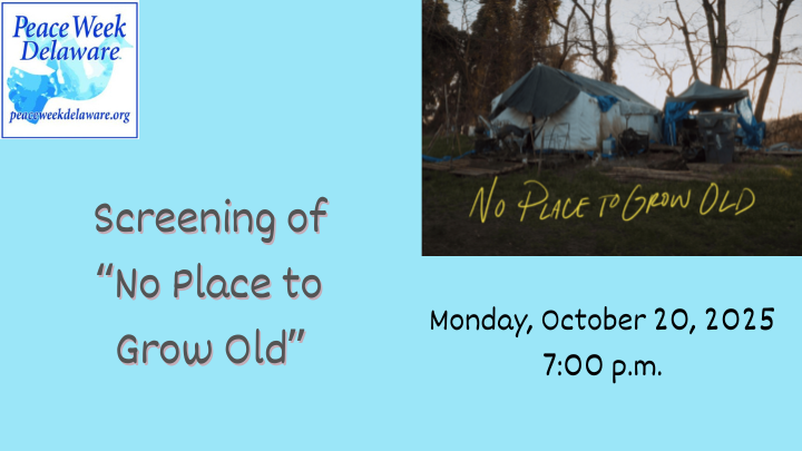 Screening of No Place to Grow Old logo