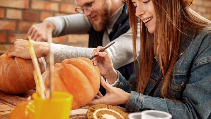 Young Adults Pumpkin Carving Party! logo