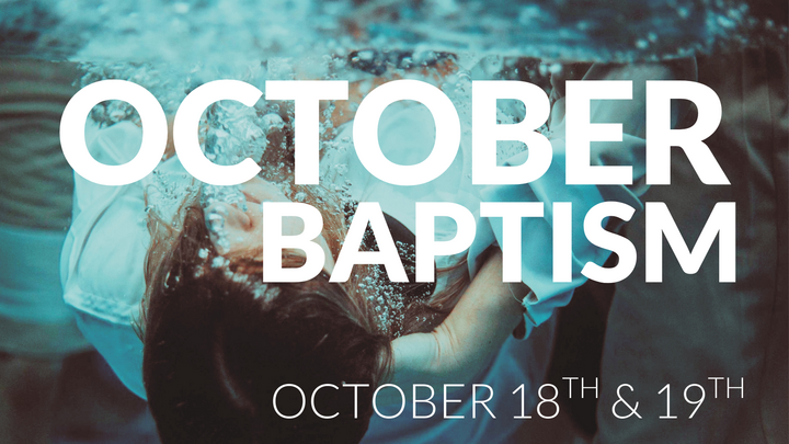 Baptisms: October 18th & 19th logo