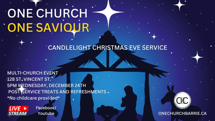 Christmas Eve - One Church One Saviour logo