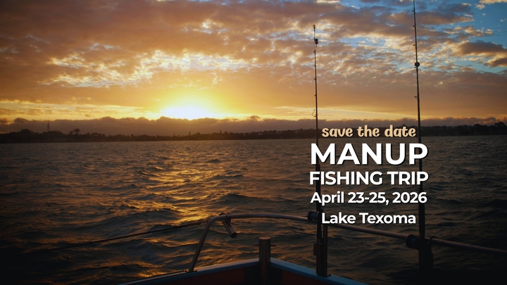 5th Annual ManUp Fishing Trip: Lake Texoma logo