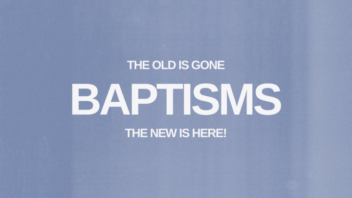 Water Baptism- 10:30 A.M. Service logo