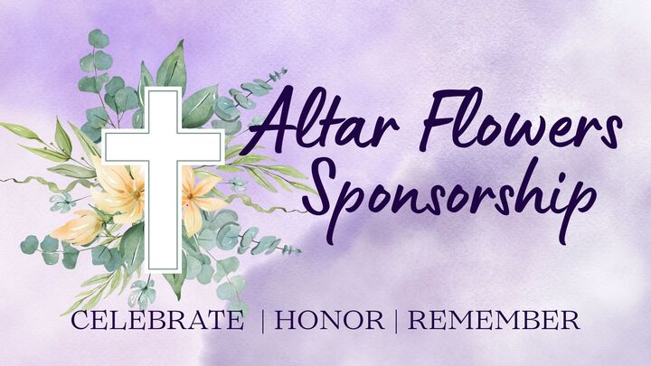 Altar Flowers Sponsorship logo