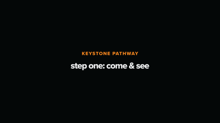 Step 1: Come & See (2/15/2026) logo