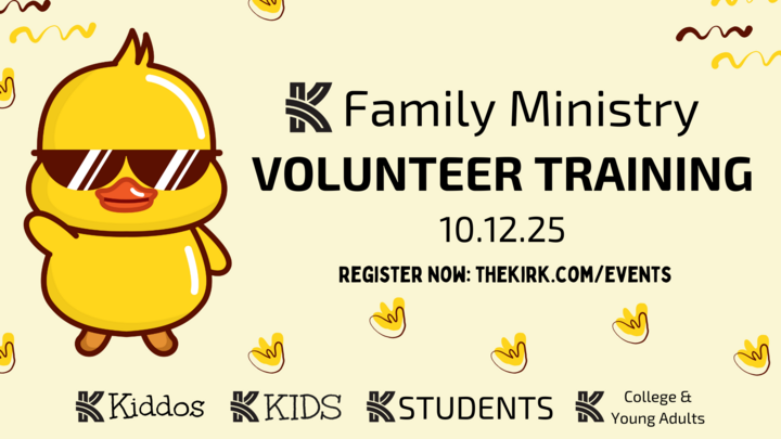 Family Ministry Volunteer Training  logo