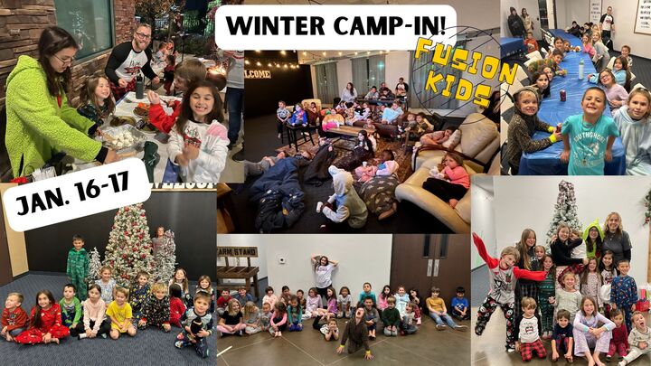 Fusion Kids Winter Camp-IN!  logo