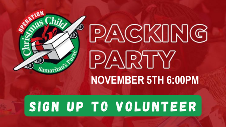 Operation Christmas Child Packing Party logo