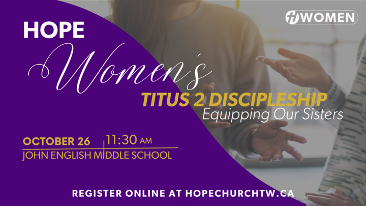 Equipping Older Sisters for Titus 2 Discipleship logo
